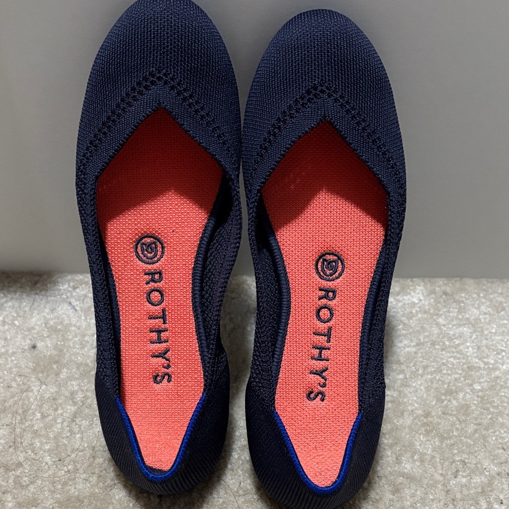 Rothy's Women's Navy flats.